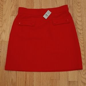 Loft pull on red skirt sz SP